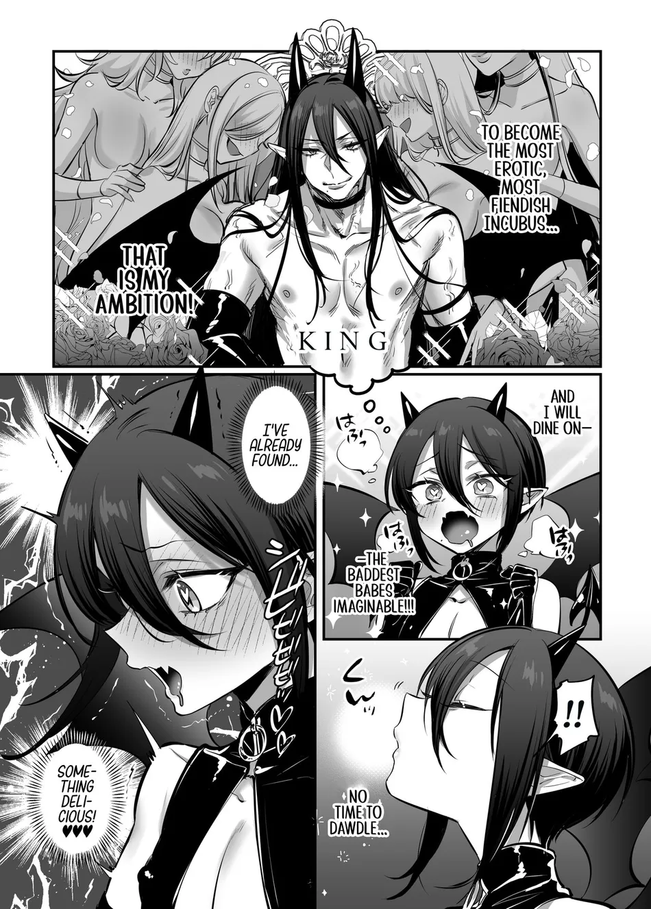 [NUH (Morino Bambi)] Incubus-kun♂ Succubus Ochi♀!? | ♂Fall From Grace♀ [Eng] [Pub Faggots] — 005