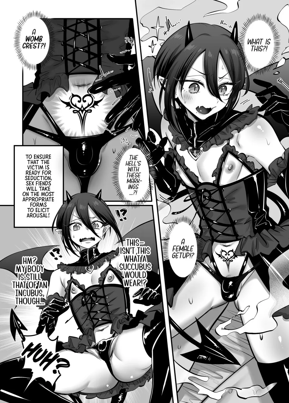 [NUH (Morino Bambi)] Incubus-kun♂ Succubus Ochi♀!? | ♂Fall From Grace♀ [Eng] [Pub Faggots] — 007