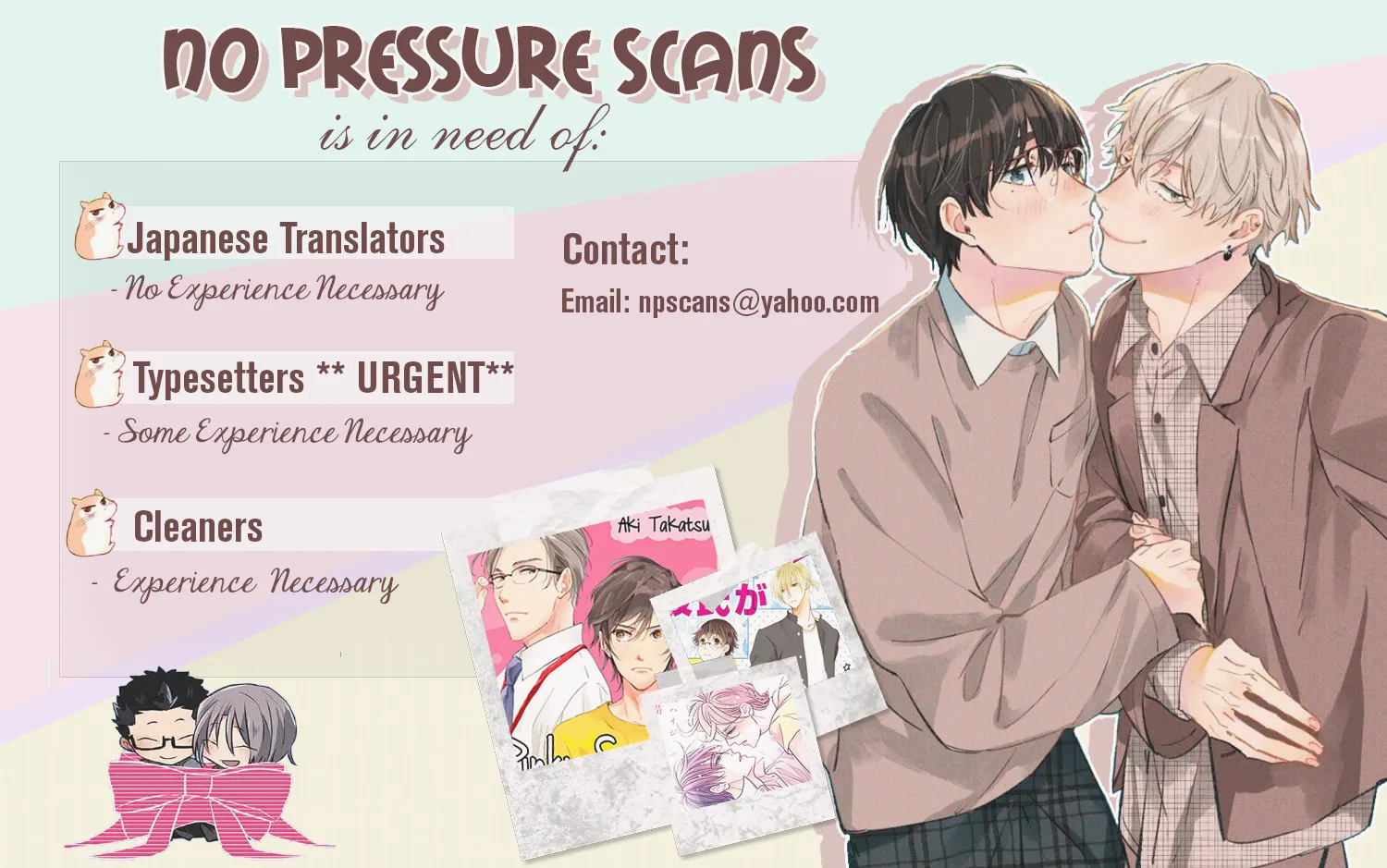 [HARUNO Nagi] Kimi to janakya Koi mo Dekinai [Eng] — 295