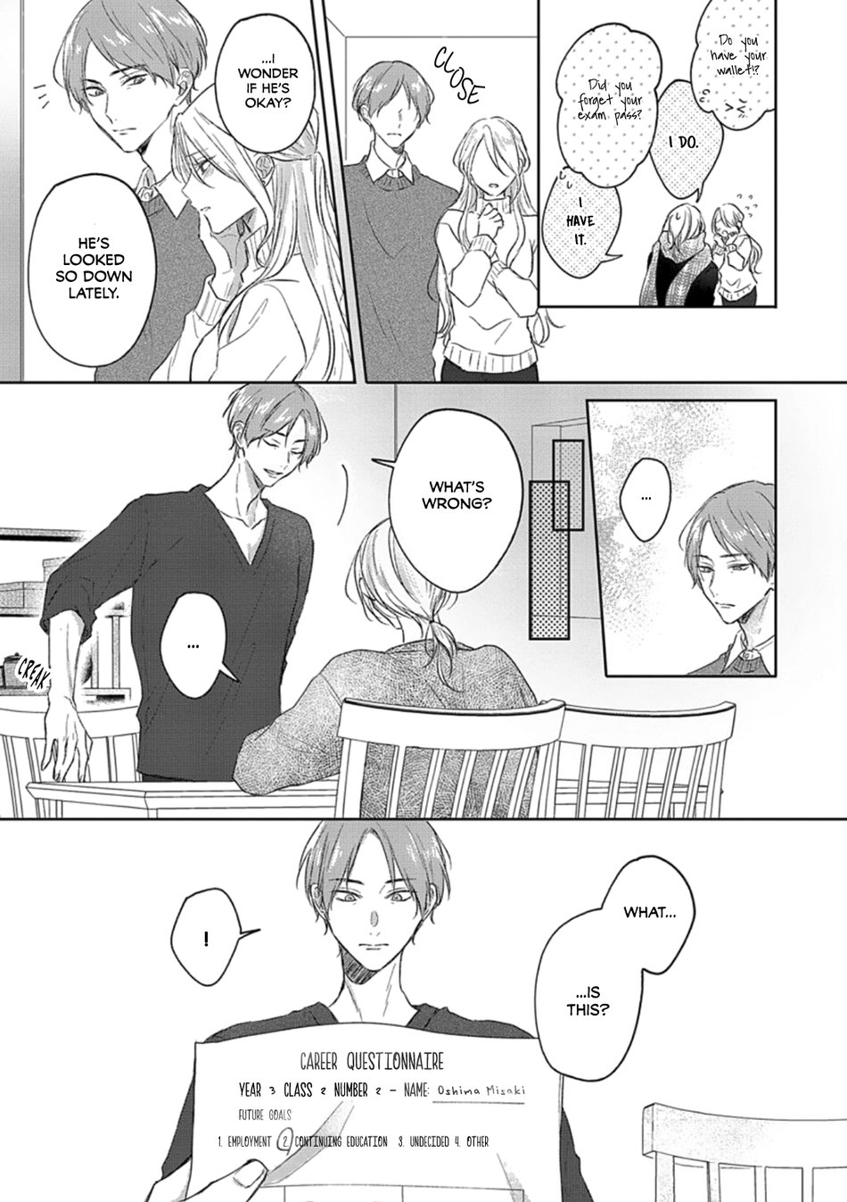 [HARUNO Nagi] Kimi to janakya Koi mo Dekinai [Eng] — 004