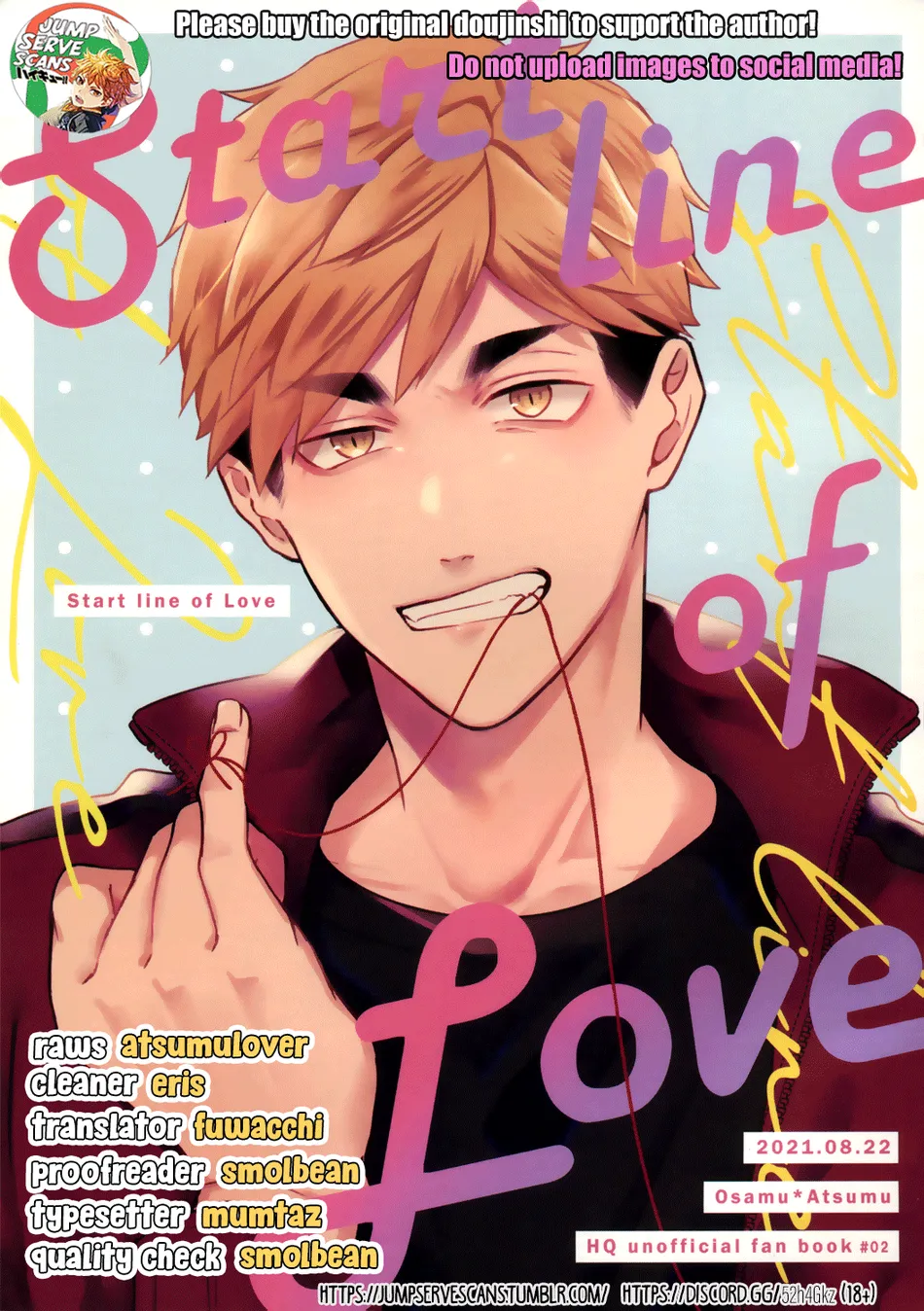 [Bani (Taihen yoku ga demashita)] Start Line of Love – Haikyuu!! dj [Eng] — 001