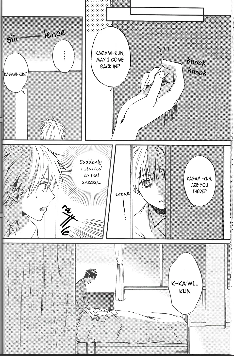 [Uncomura/ Unkopu, YS (Satou), NB (Kon)] Are You Really Kagami-kun – Kuroko no Basket dj [Eng] — 014