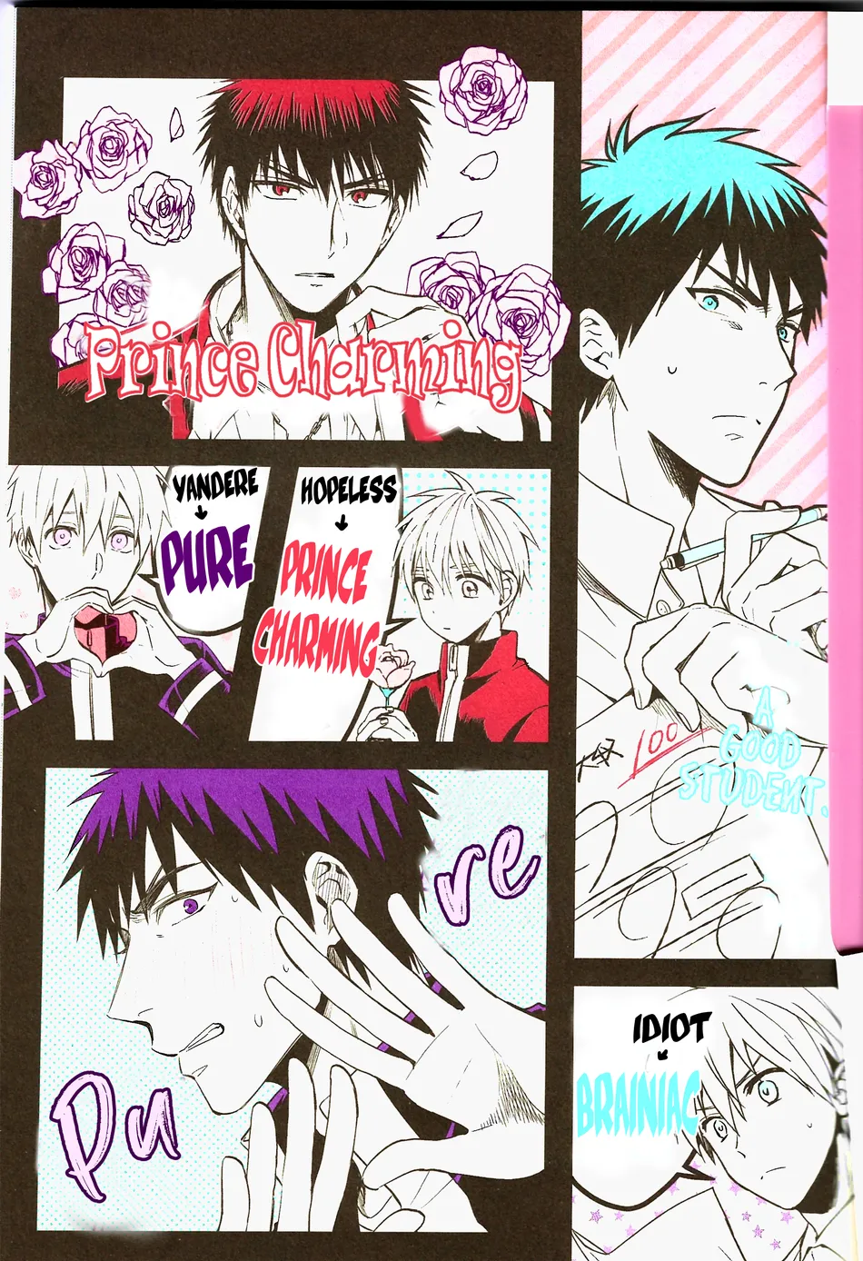 [Uncomura/ Unkopu, YS (Satou), NB (Kon)] Are You Really Kagami-kun – Kuroko no Basket dj [Eng] — 003