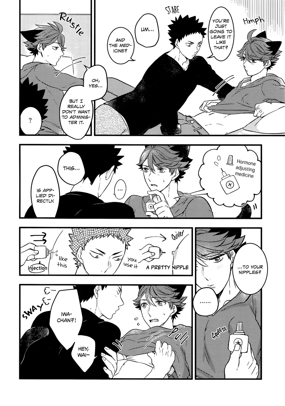 [Rototika (Kamishi Yue)] Iwachan no Neko ni Naritai 3 – Haikyuu!! dj [Eng] — 012