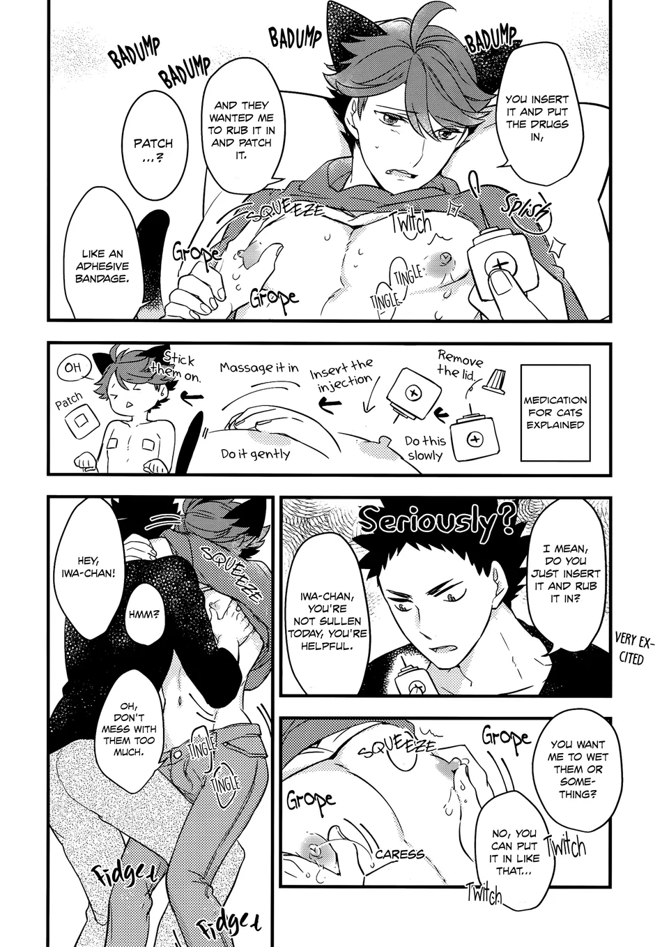 [Rototika (Kamishi Yue)] Iwachan no Neko ni Naritai 3 – Haikyuu!! dj [Eng] — 014