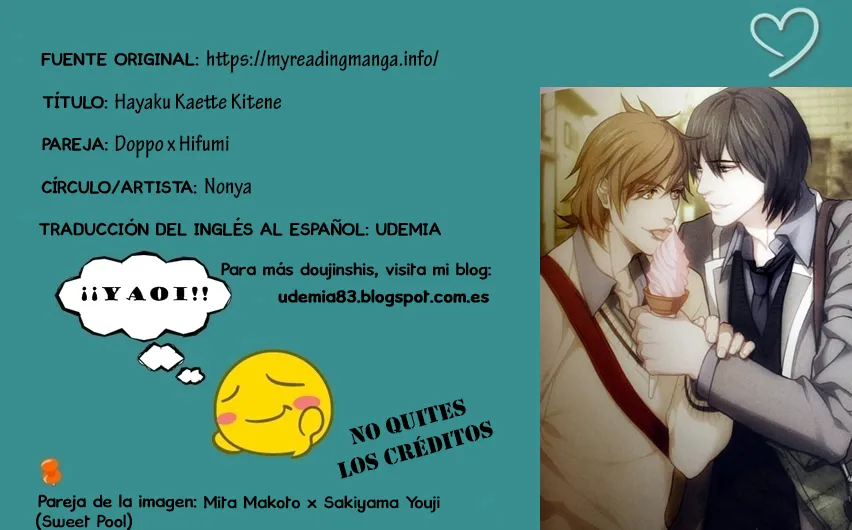 [nonya] Hayaku Kaette Kitene – Hypnosis Mic dj [Spa] — 001