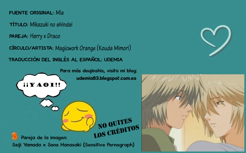 [Magicwork Orange (Kouda Mimori)] Mikazuki no shindai – Harry Potter dj [Español] — 001