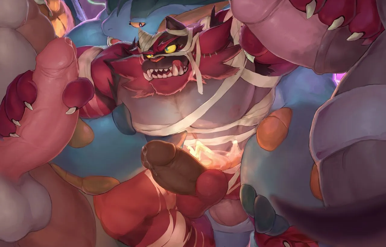 [Renoky] Halloween Party Incineroar (Pokemon) — 019