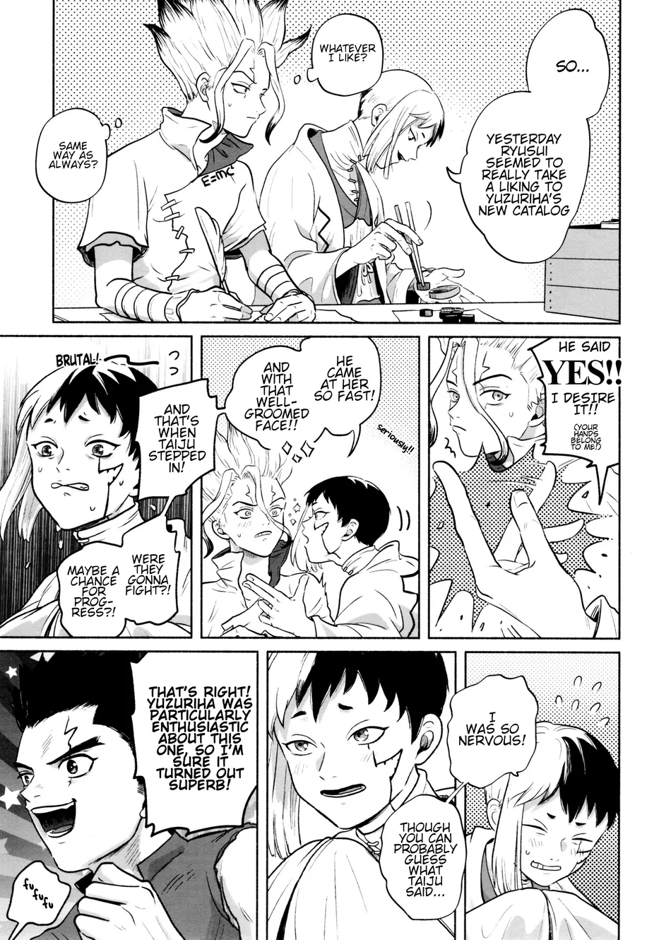 [Yukizuri (Inu)] Happy Lucky Mistake – Dr. Stone dj [Eng] — 013