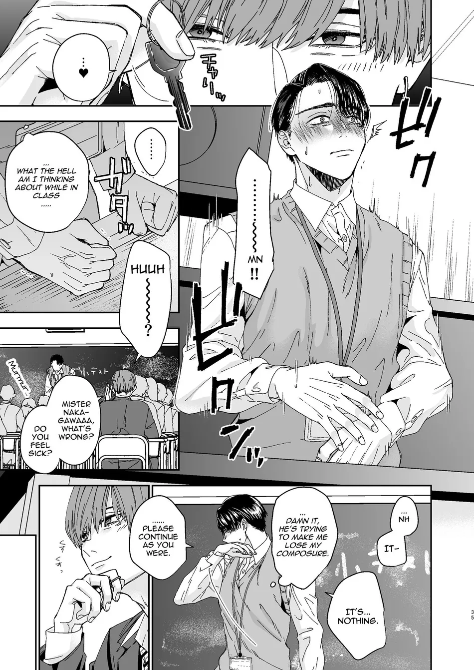 [Kamaboko Teishoku (Kyomu-chan)] No way a Playboy Teacher like me could get Sexually Disciplined and Femcorrupted by my Student! [Eng] — 035