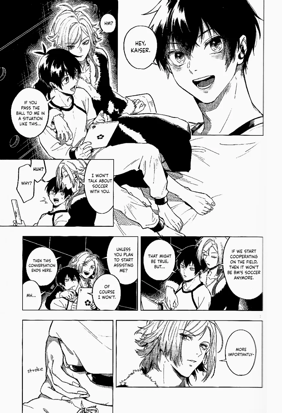 [Taisho Democracy (Chiho)] A man with needs – Blue Lock dj [Eng] — 002
