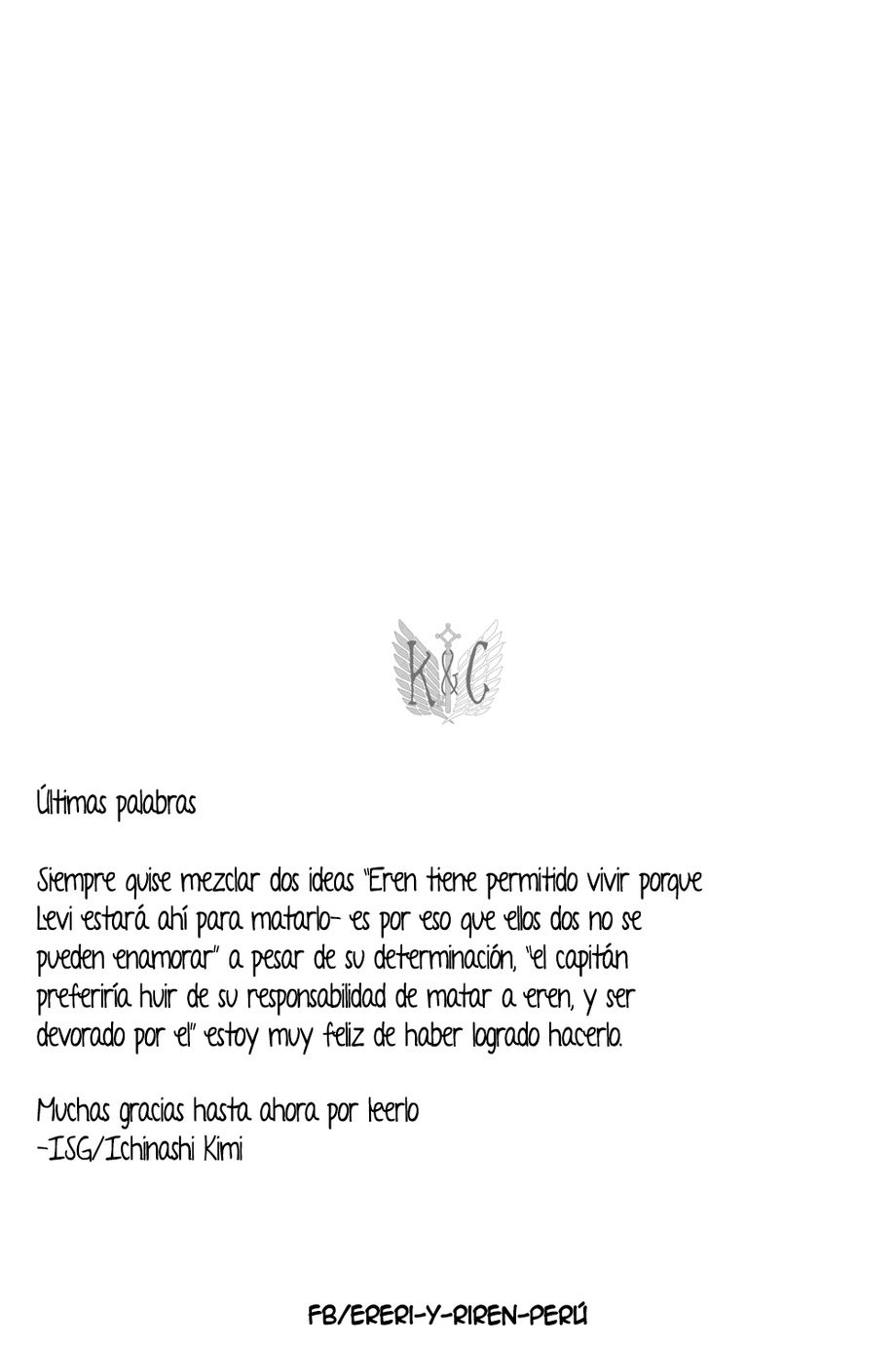 [IS.g/ Kimi Ichinashi] Su Hermosa Bestia #2 – Attack on Titan dj [Esp] — 061