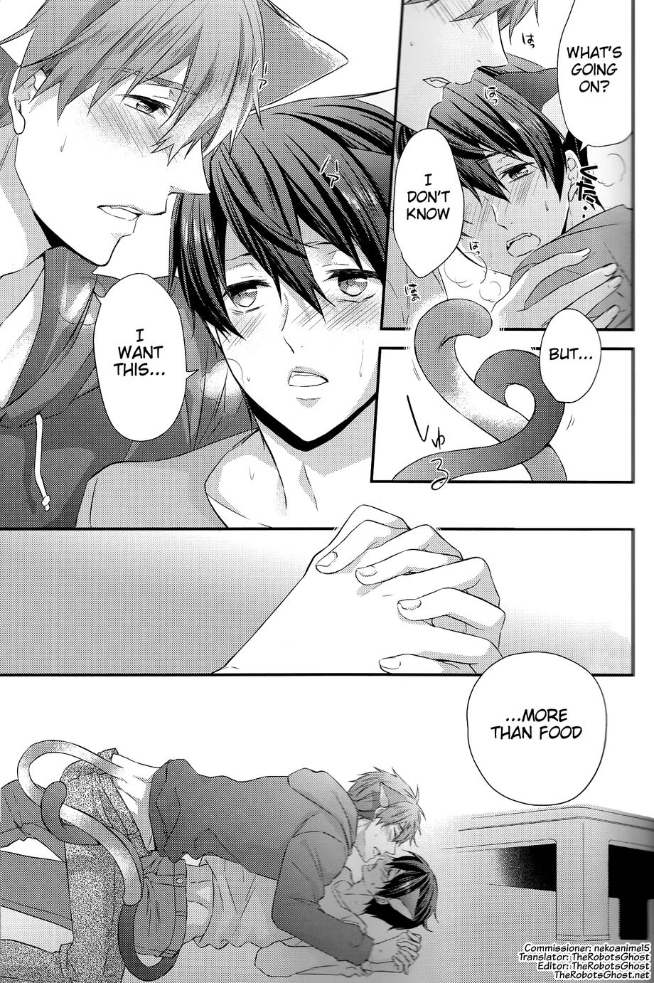 [Kyuukyuubako (Band Aid)] Kururu Kururu to Nodo ga Nari – Free! dj [Eng] — 010