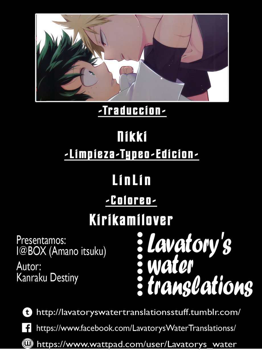[I＠BOX (Amano itsuku)] Kanraku Destiny – Boku no hero academia [ESP] — 001