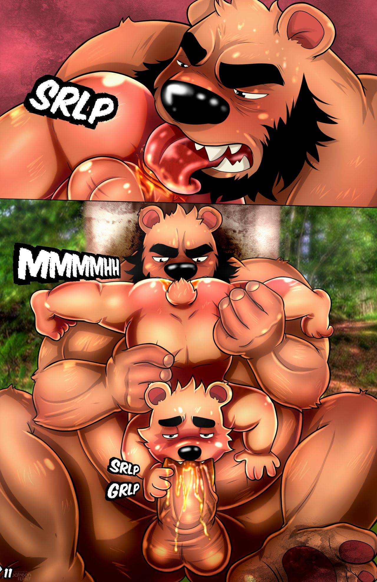 [Ferbit] Furry Comic B-1 Honey Bear [Eng] — 011
