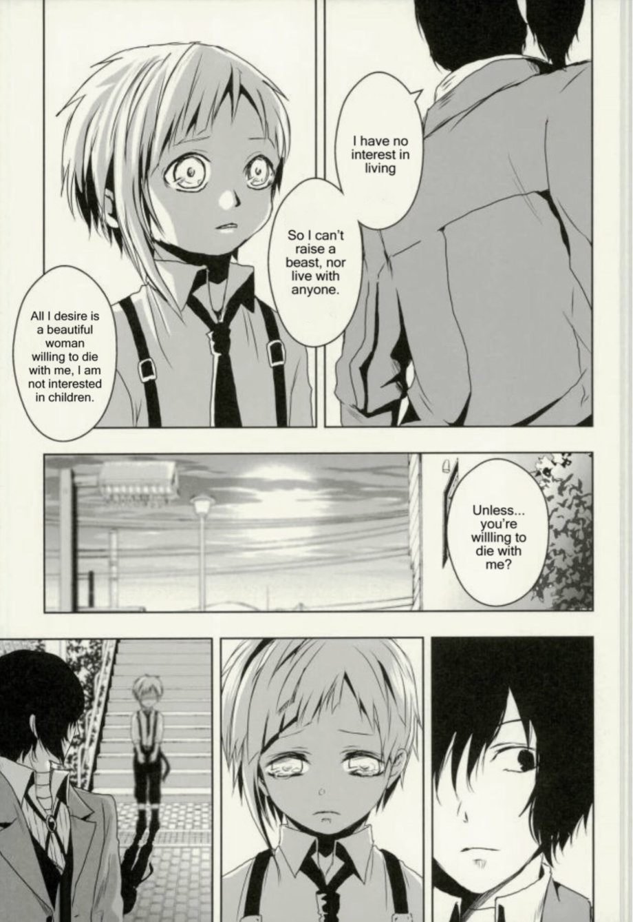 [Tanayama-tt] A Suicidist Stumbles Across A Tiger And Decides to Nurture It – Bungo Stray Dogs dj [Eng] — 022