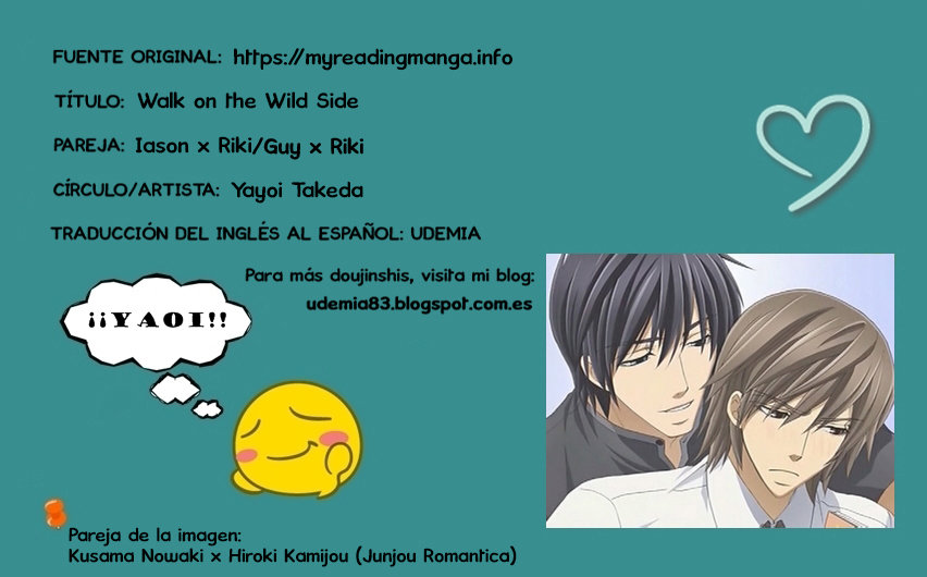 [Yayoi Takeda] Walk on the Wild Side – DJ Ai no Kusabi [Español] — 001