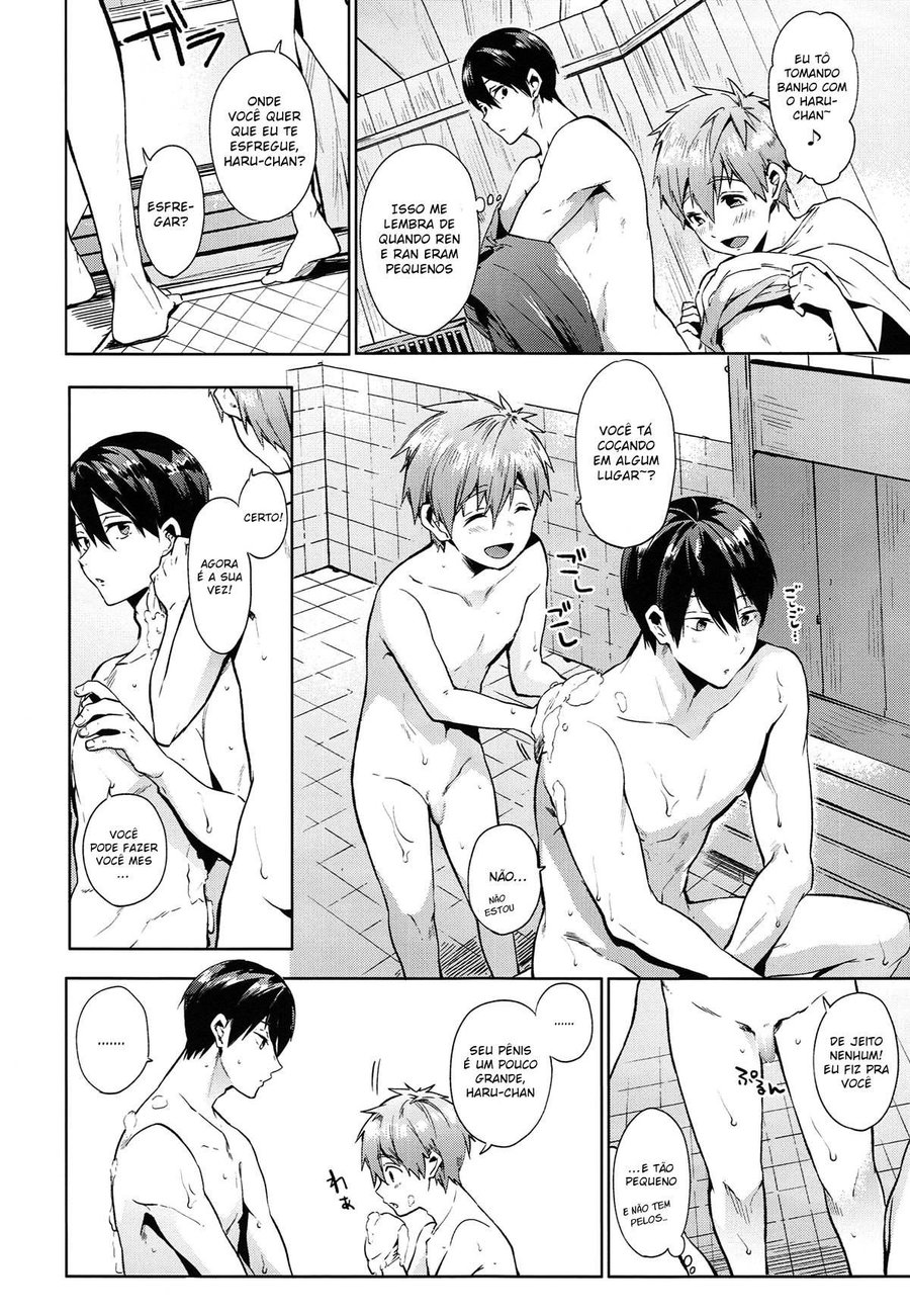 [American ☆ Rock (Kotarou)] HM♥mix – Free! dj [Portuguese] — 008