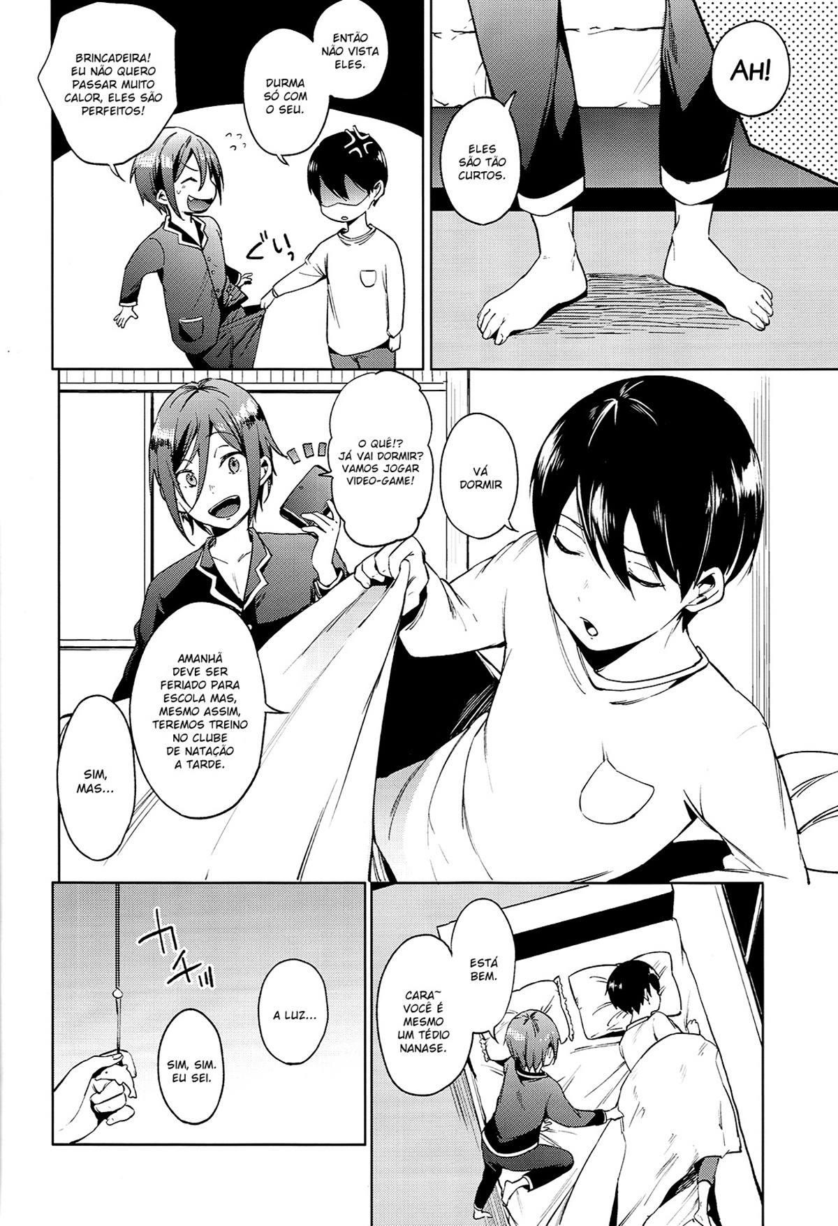 [American ☆ Rock (Kotarou)] Shii Shii Rin-chan – Free! dj [Portuguese] — 005