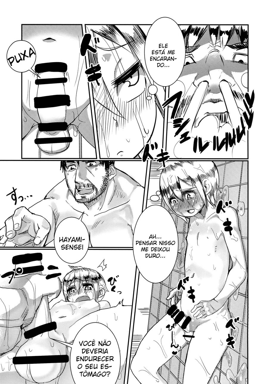 [Mangetsu Ujiya (Tekorun)] Shota☆Sen | Shota☆Teach [Portuguese] — 011