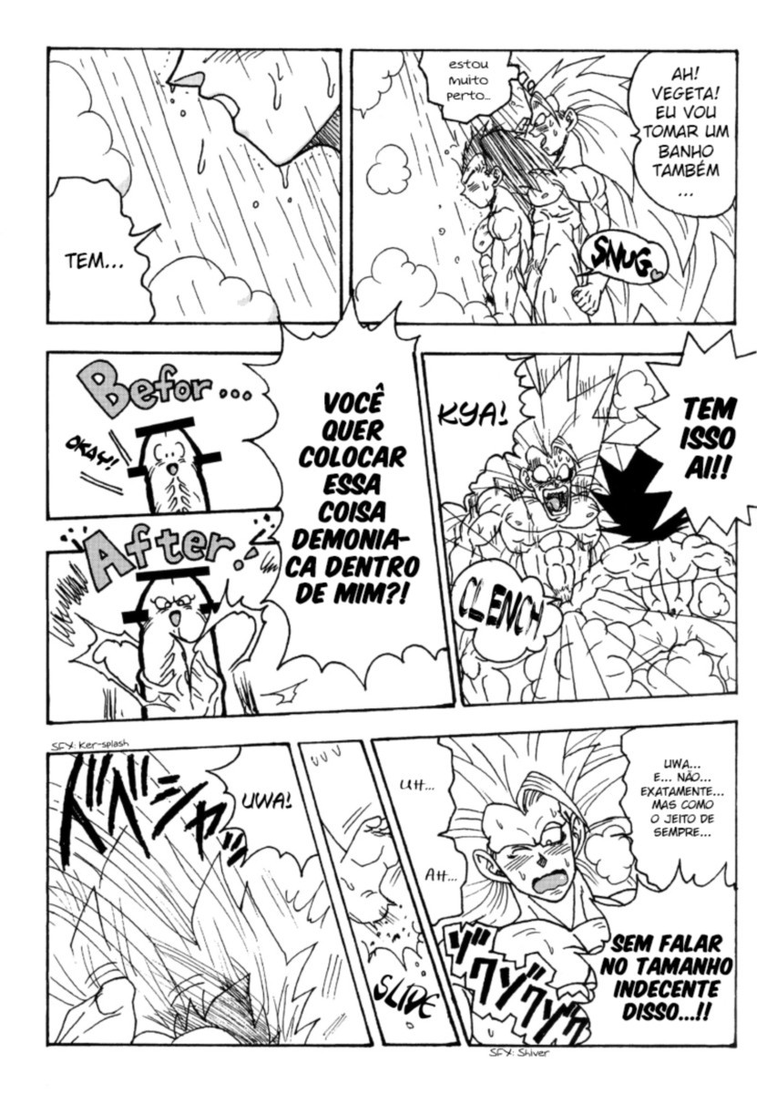 [Hime Wanko (Azusa)] San!!! | Three!!! – Dragon Ball Z dj [Portuguese] — 012