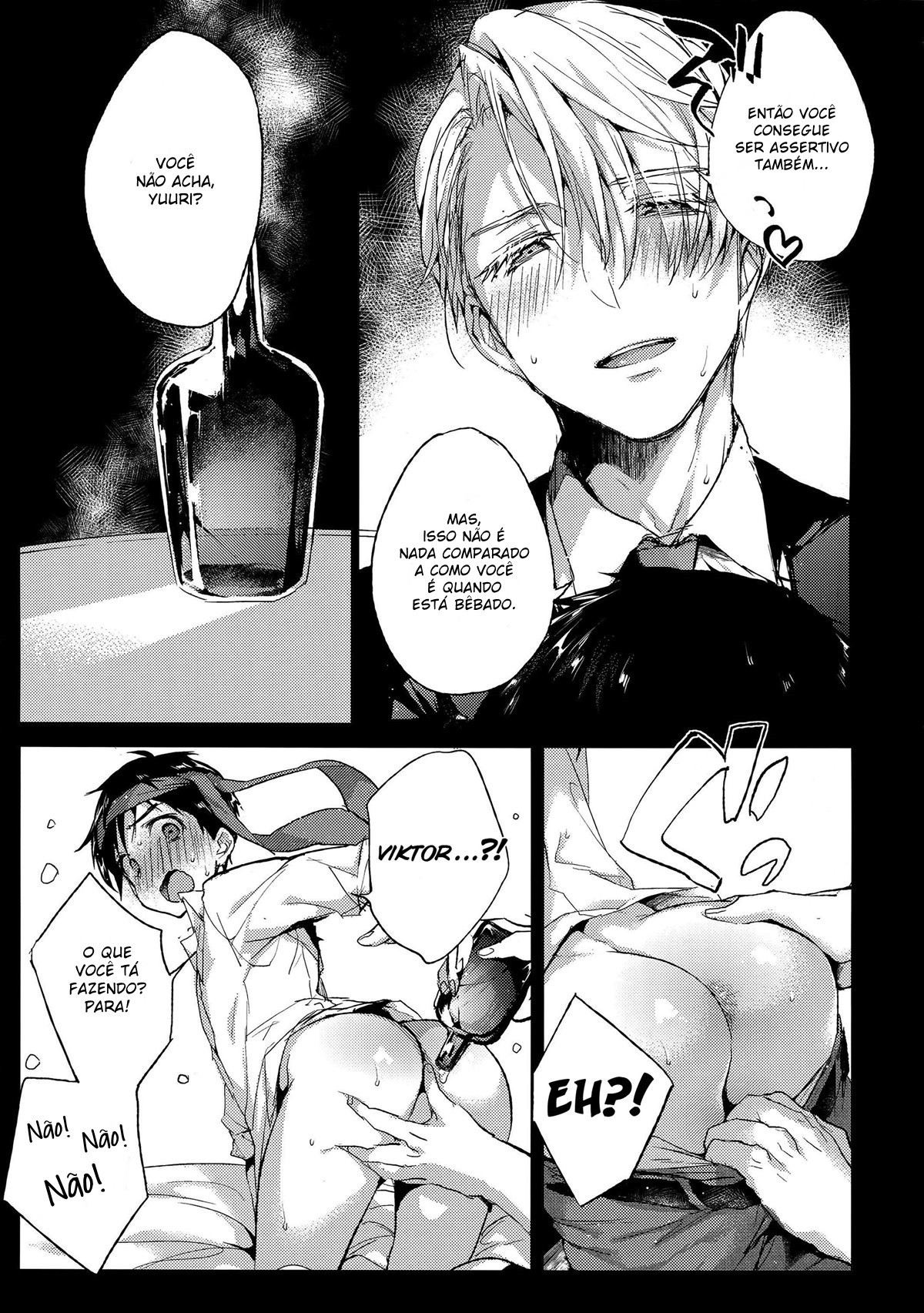 [Booch] Katsuki Yuuri no Chokuchou ni Vodka o Sosogikonde xxx Saseru Let’s Pour Vodka inside Katsuki Yuuri’s Asshole and XXX Him After [Portuguese] — 006