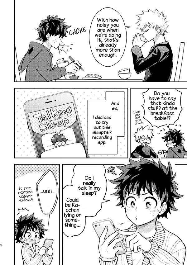 [UME] Talking in ones sleep book – Boku no Hero Academia dj [Eng] {shousanki} — 004
