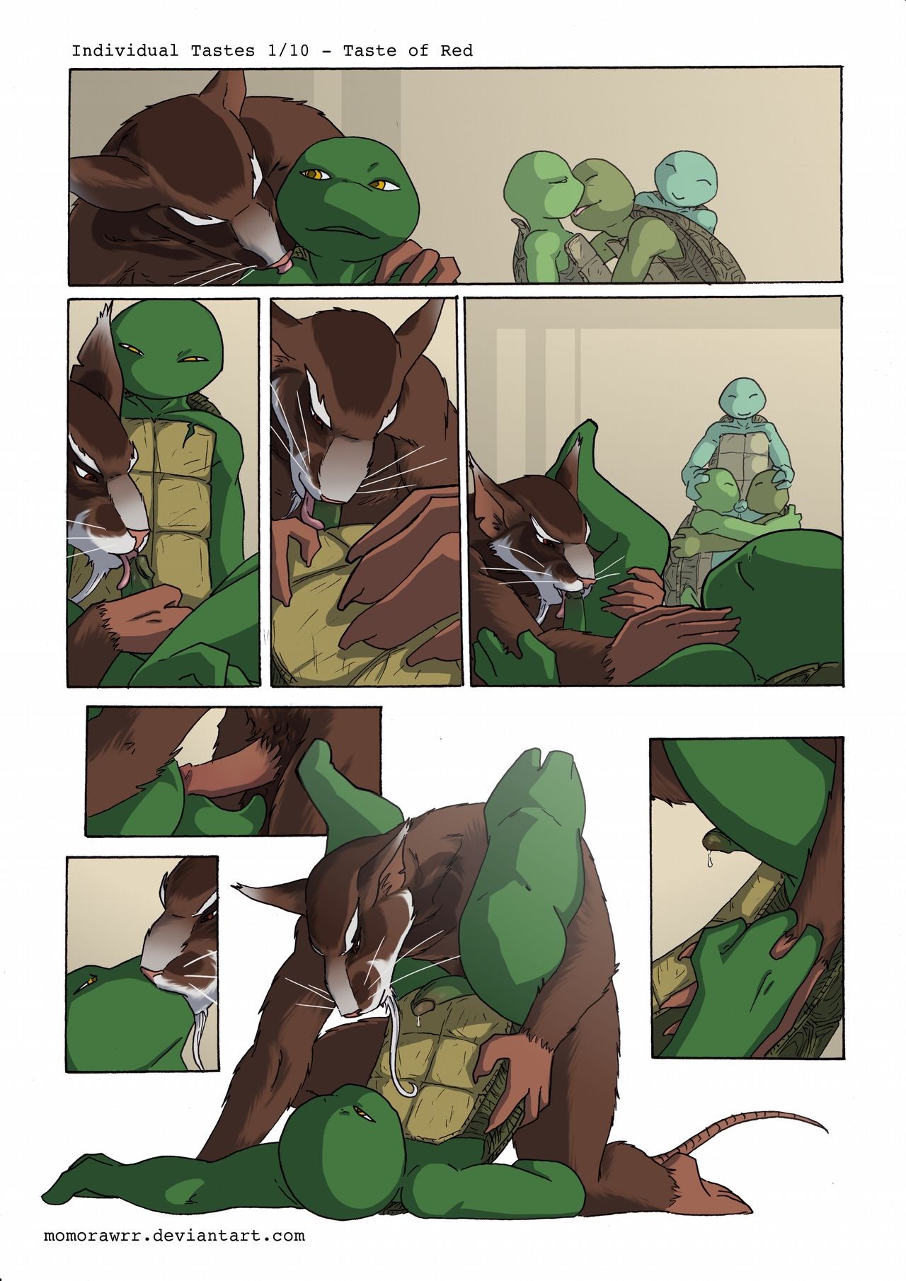 [Momorawrr] Individual Tastes – TMNT dj [ENG] — 001