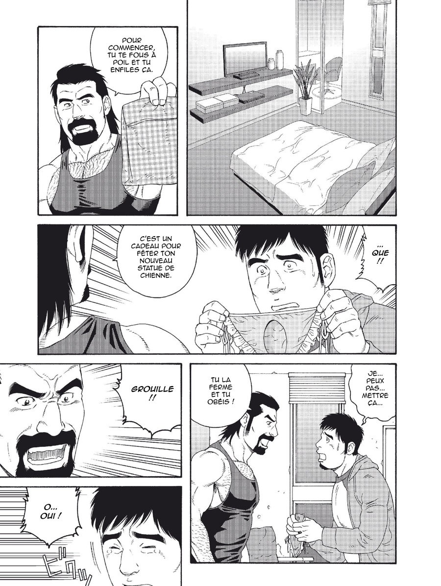 [Tagame Gengoroh] Dachi no Oyaji ni Mesu ni Sarete | Comment je suis devenu 4 [Fr] — 003