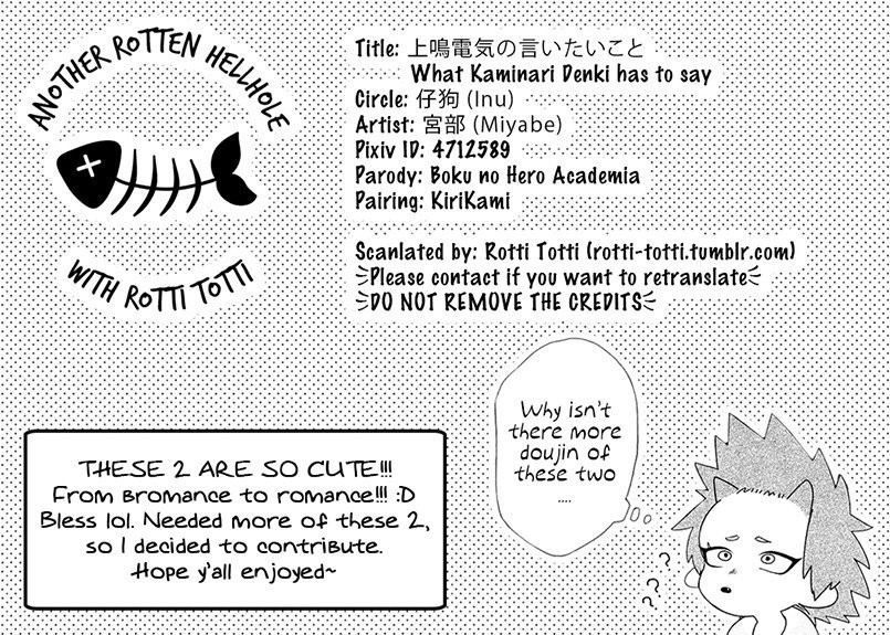 [Inu/ Miyabe] BnHA dj – Kaminari Denki no iitai koto – Boku no Hero Academia dj [Esp] — 022