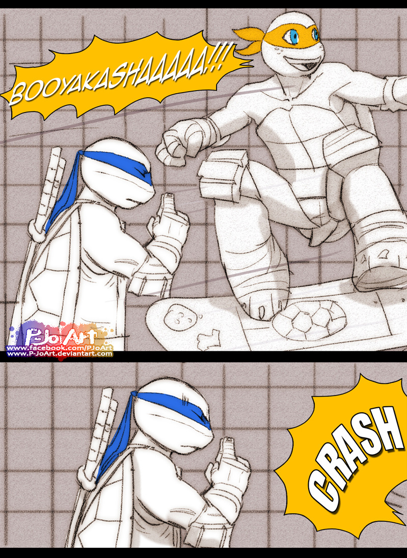 [P-Jo Art] Raphie is Drunk, Leo gives assistance – TMNT dj [Eng] — 032