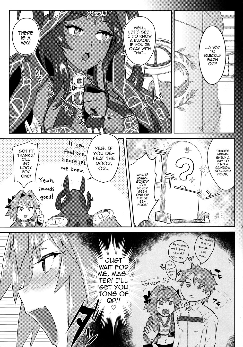 [BLAZE (Scotch)] 5000 Chou QP Hoshii! – Fate/ Grand Order dj [Eng] — 006