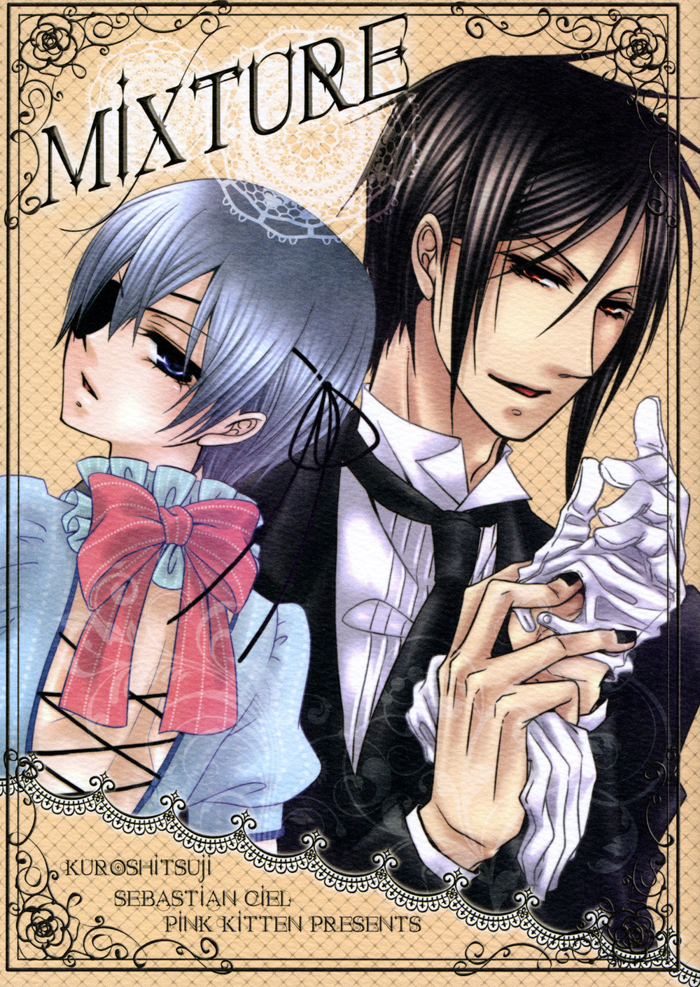 [Pink Kitten (Naokichi.)] Mixture – Black Butler dj [Eng] — 001