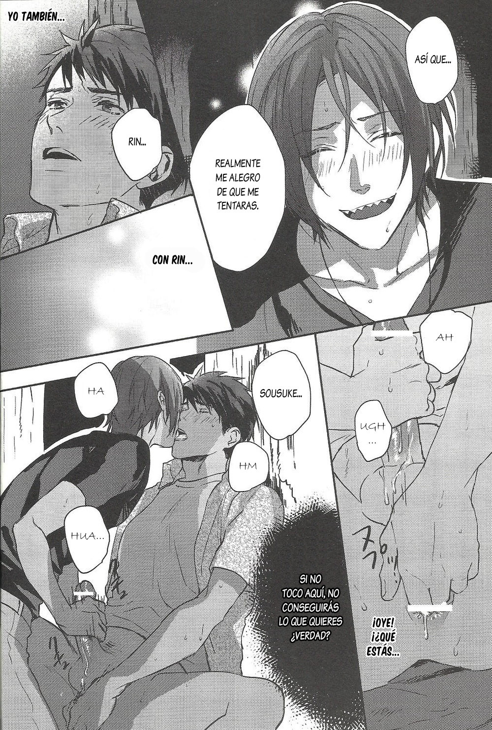 [SAKEPAPA (Ooki)] Mienai koi no Cupid – Free! dj [Español] — 015