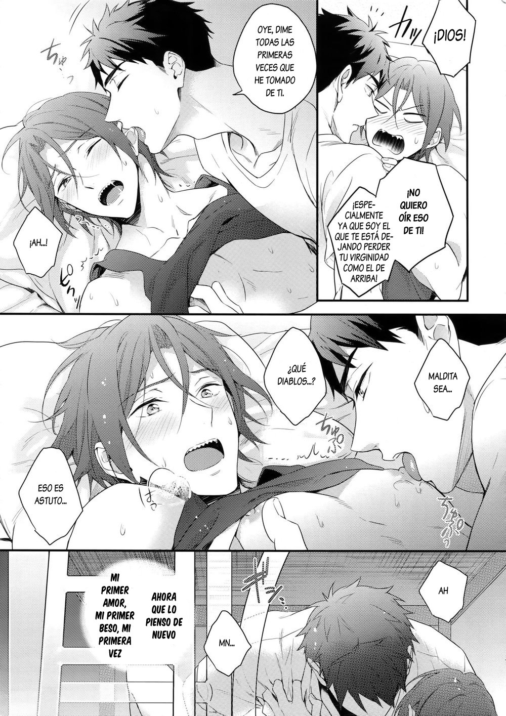[PureSlider (Matsuo)] Matsuoka Rin no Hajimete Zenbu – Free! dj [Español] — 015
