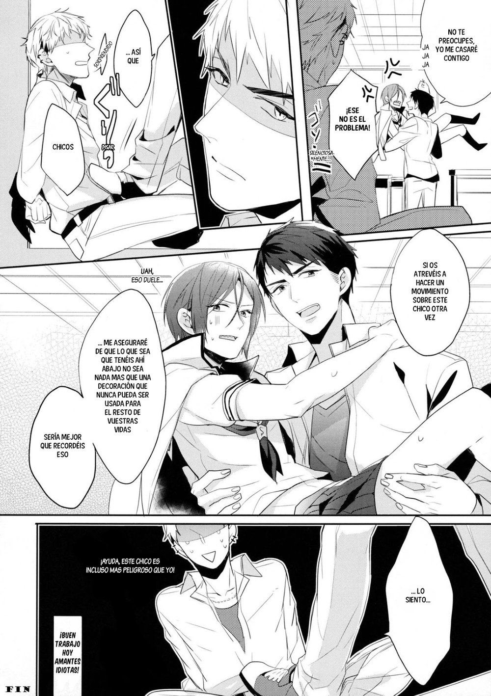 [Giselle, Honetukiniku (Rinkoyo, Sebone)] Heavy Rotation – Free! dj [Español] — 035