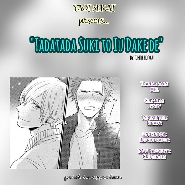 [TOKITA Honoji] Tadatada Suki to Iu Dake de (c.1-3) [Kr] — 045