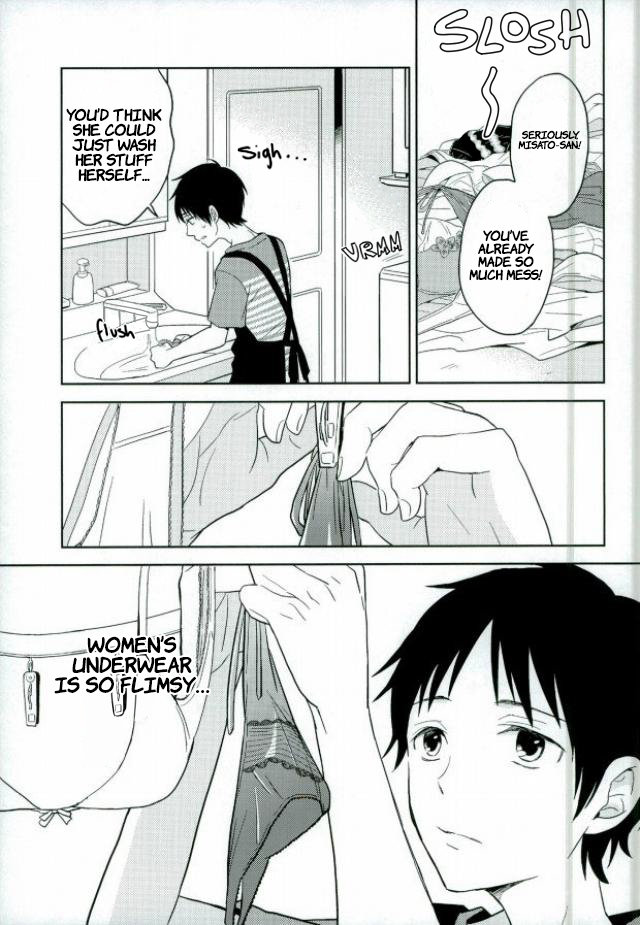 [100K (Tomoko)] Shinji-kun Ima Donna Pantsu Haiteru no – Neon Genesis Evangelion dj [Eng] — 002