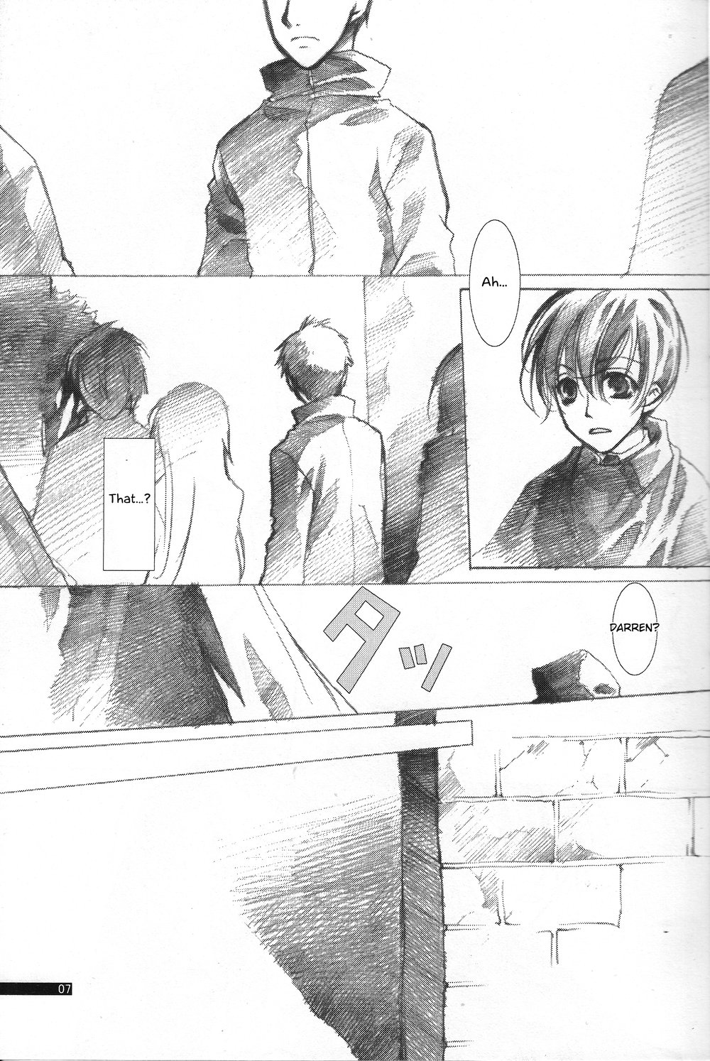 [Sakyuya (Hatsuki Satoru)] Yami no Ikimono – living matter in the darkness – The Saga of Darren Shan dj [Eng] — 006