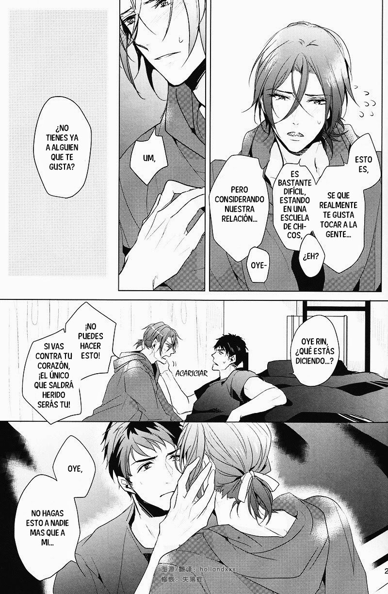 [ANCOCOCO] Hatsukoi niwa Ribbon o Kakete – Free! dj [Español] — 027