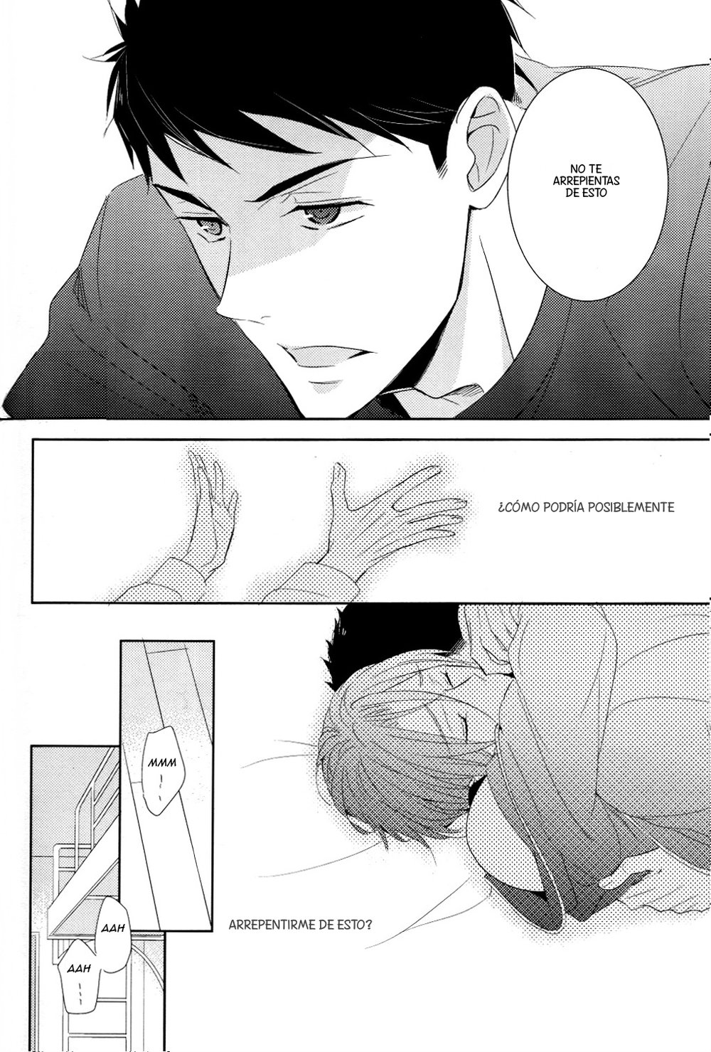 [kuromorry (morry)] You won’t give me the words I want – Free! dj [Español] — 070