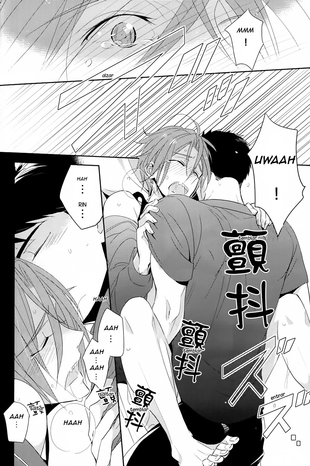 [kuromorry (morry)] You won’t give me the words I want – Free! dj [Español] — 082