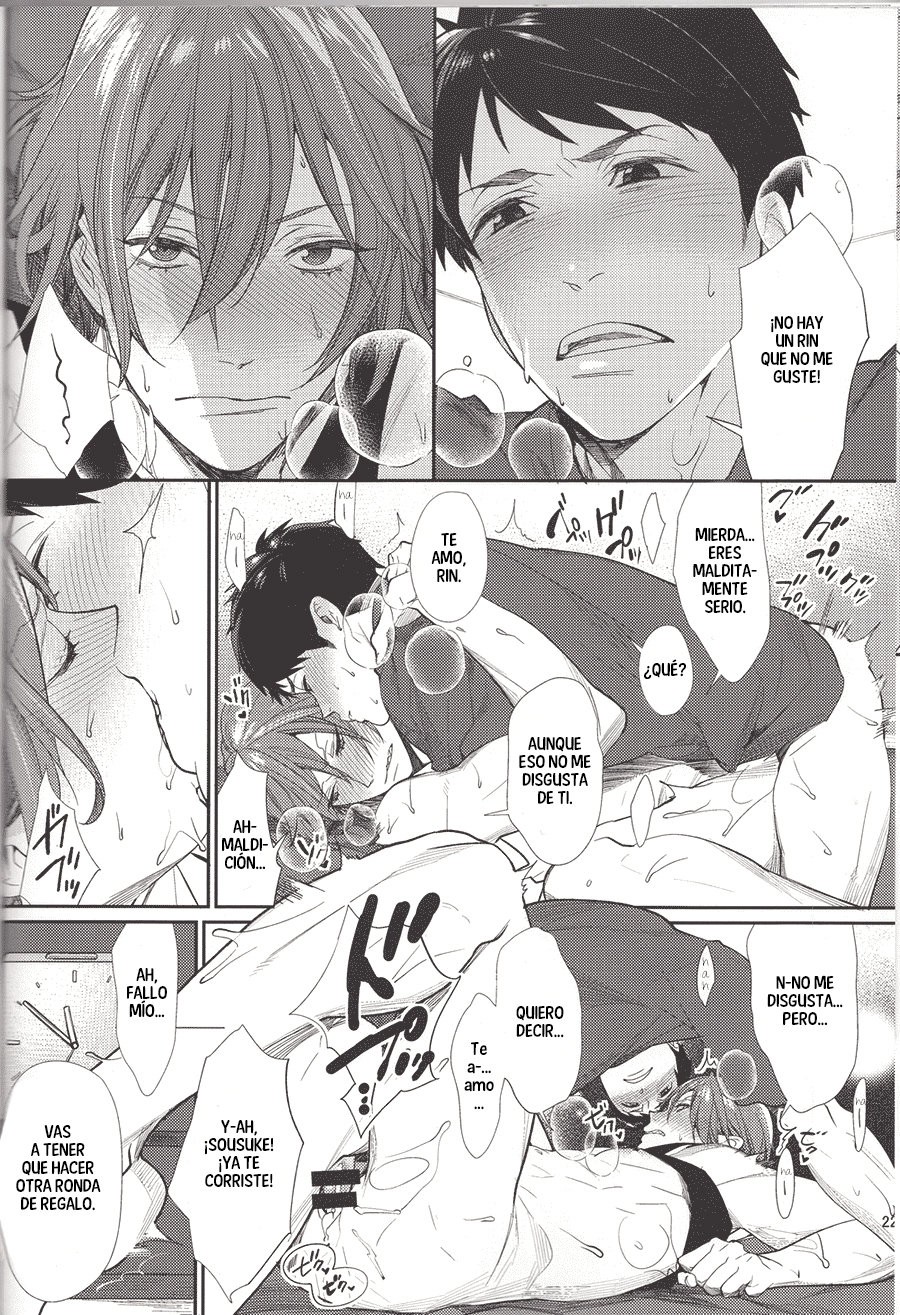 [Yakiniku Teishoku (Megumi)] Soai no rinne – Free! dj [Español] — 022
