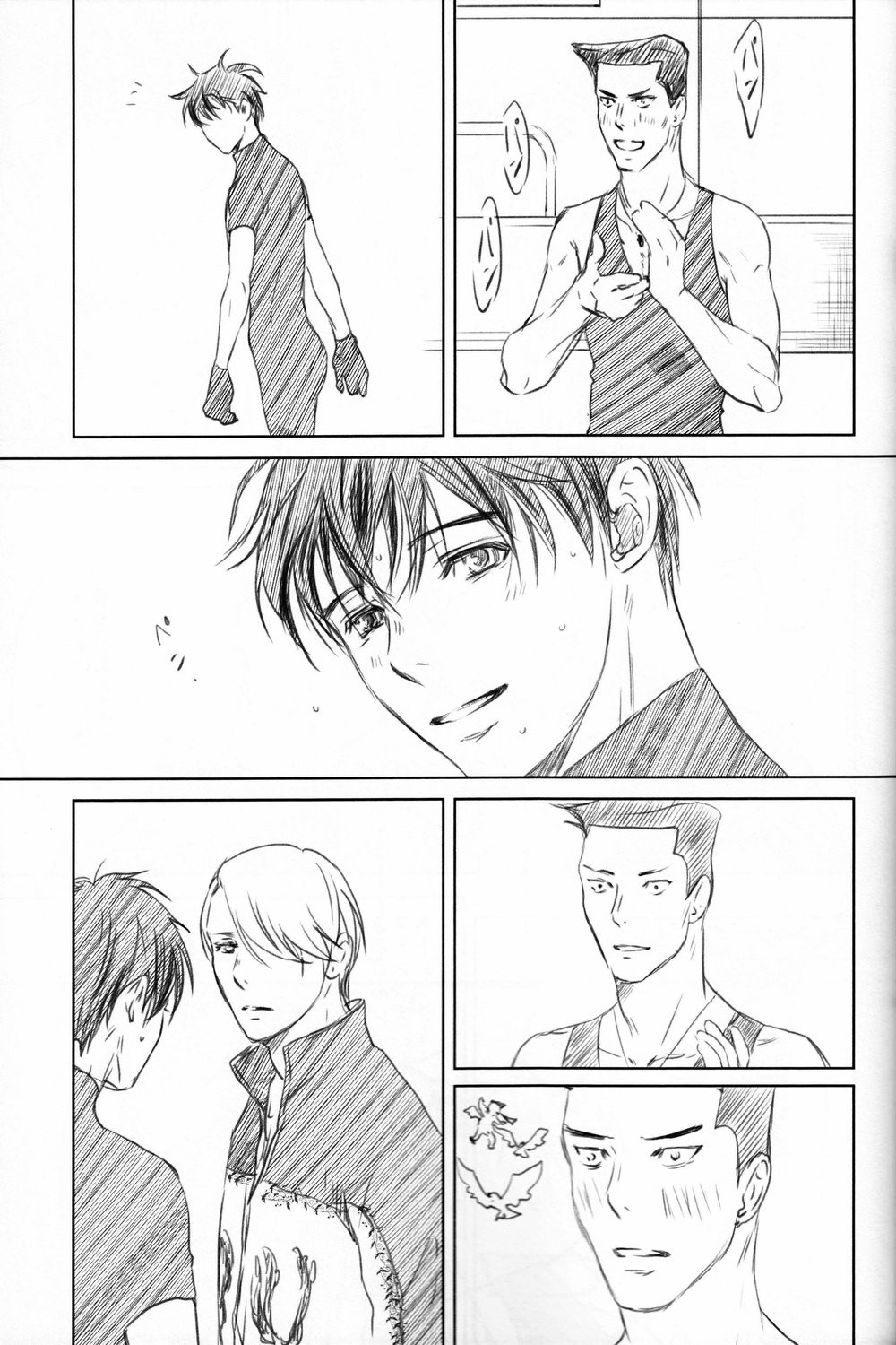 [Bessatsu Volleyball (Ichinose Yuma)] Boku wo Tojikome mo Shinaide – Yuri!!! on ICE dj [JP] — 042