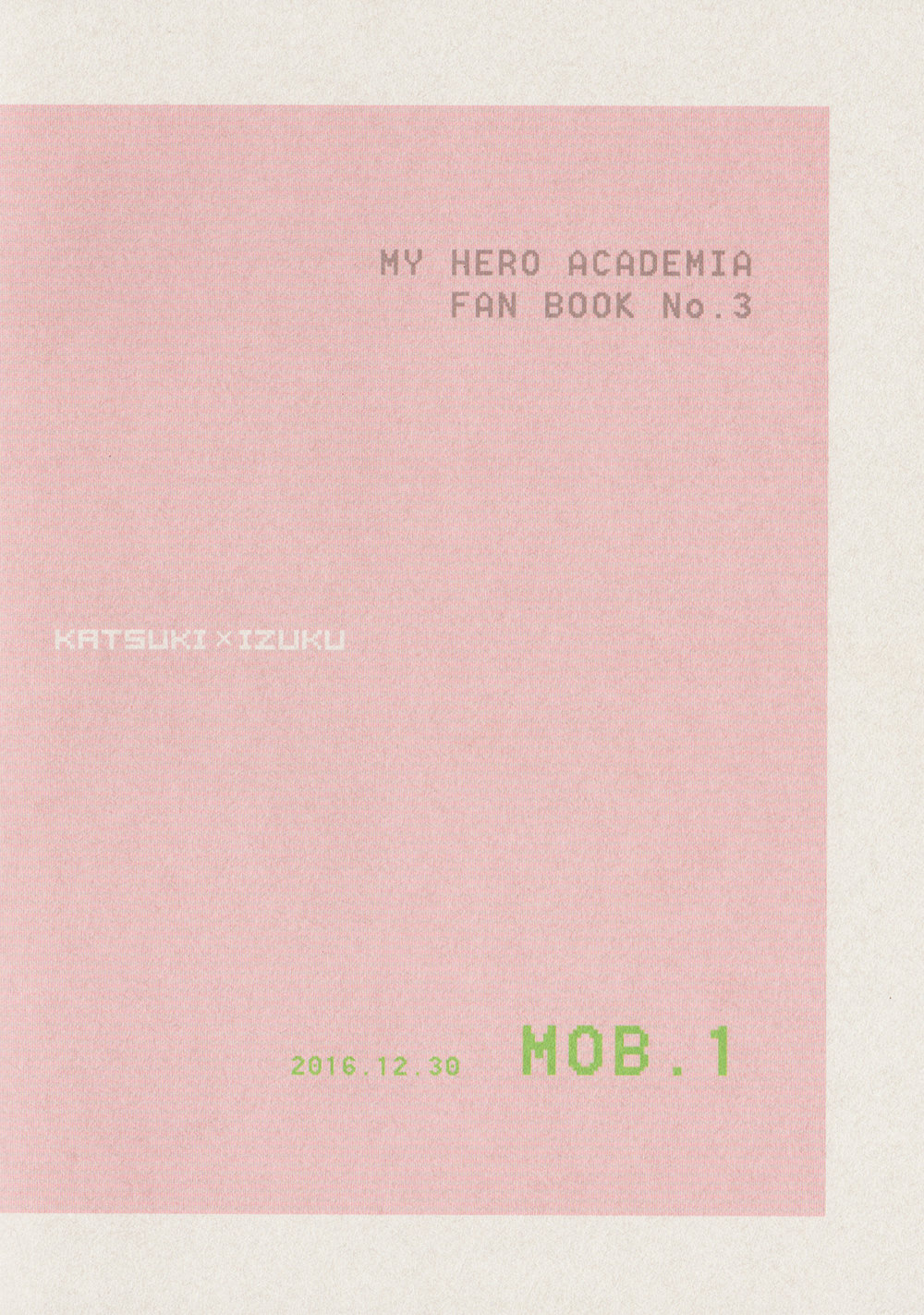 [MOB.1 (Aida Hibari)] Boku ga bokudearu tame ni – Boku no hero academia dj [Eng] — 036