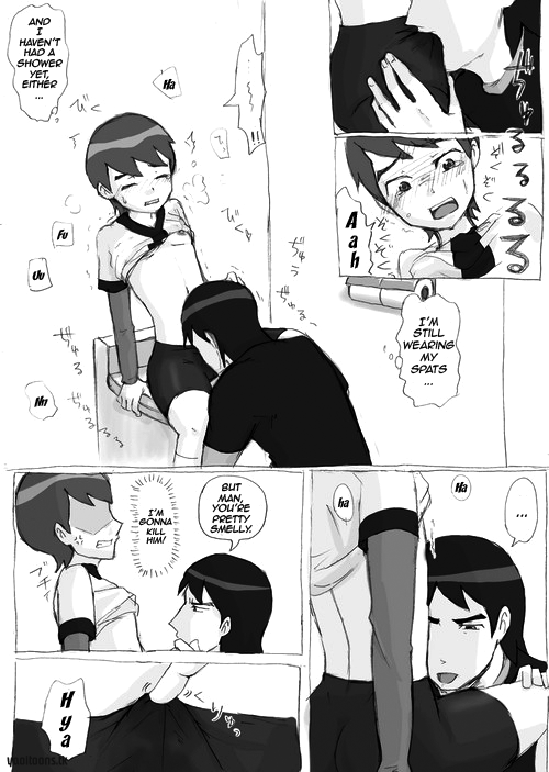 [Murasaki Nyaa] Ben wo Benjo de Arekore Suru Hanashi – Ben 10 dj [Eng] — 007