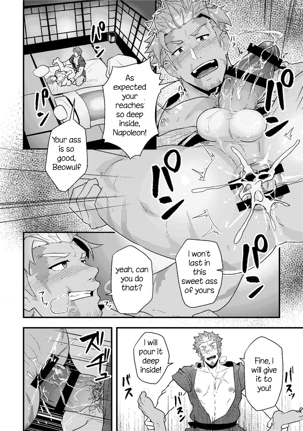 [PULIN Nabe (kakenari)] 【紙媒体】「さっきの話の続きといこうぜ。」| Let’s keep talking about that [Eng] — 009