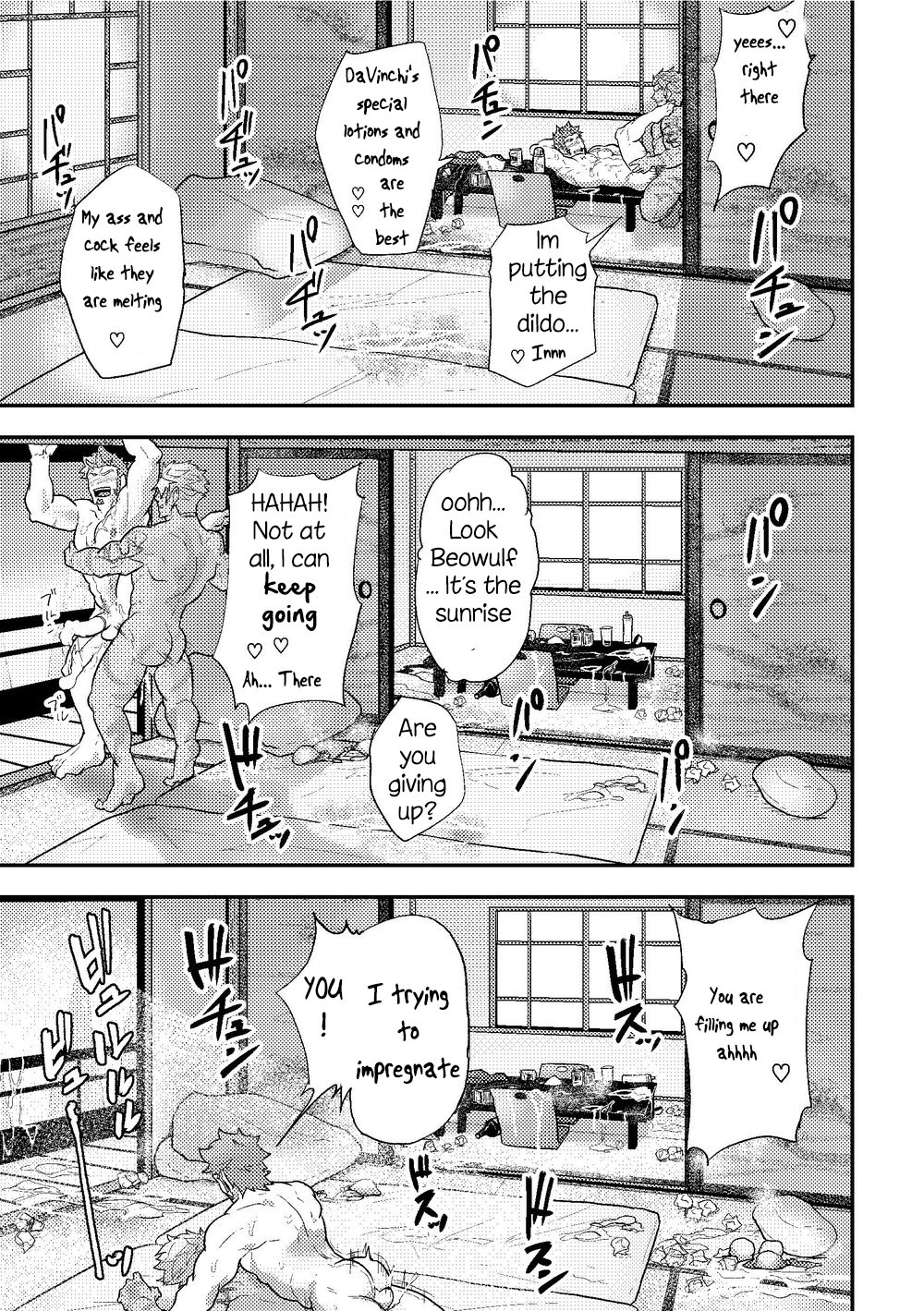[PULIN Nabe (kakenari)] 【紙媒体】「さっきの話の続きといこうぜ。」| Let’s keep talking about that [Eng] — 016