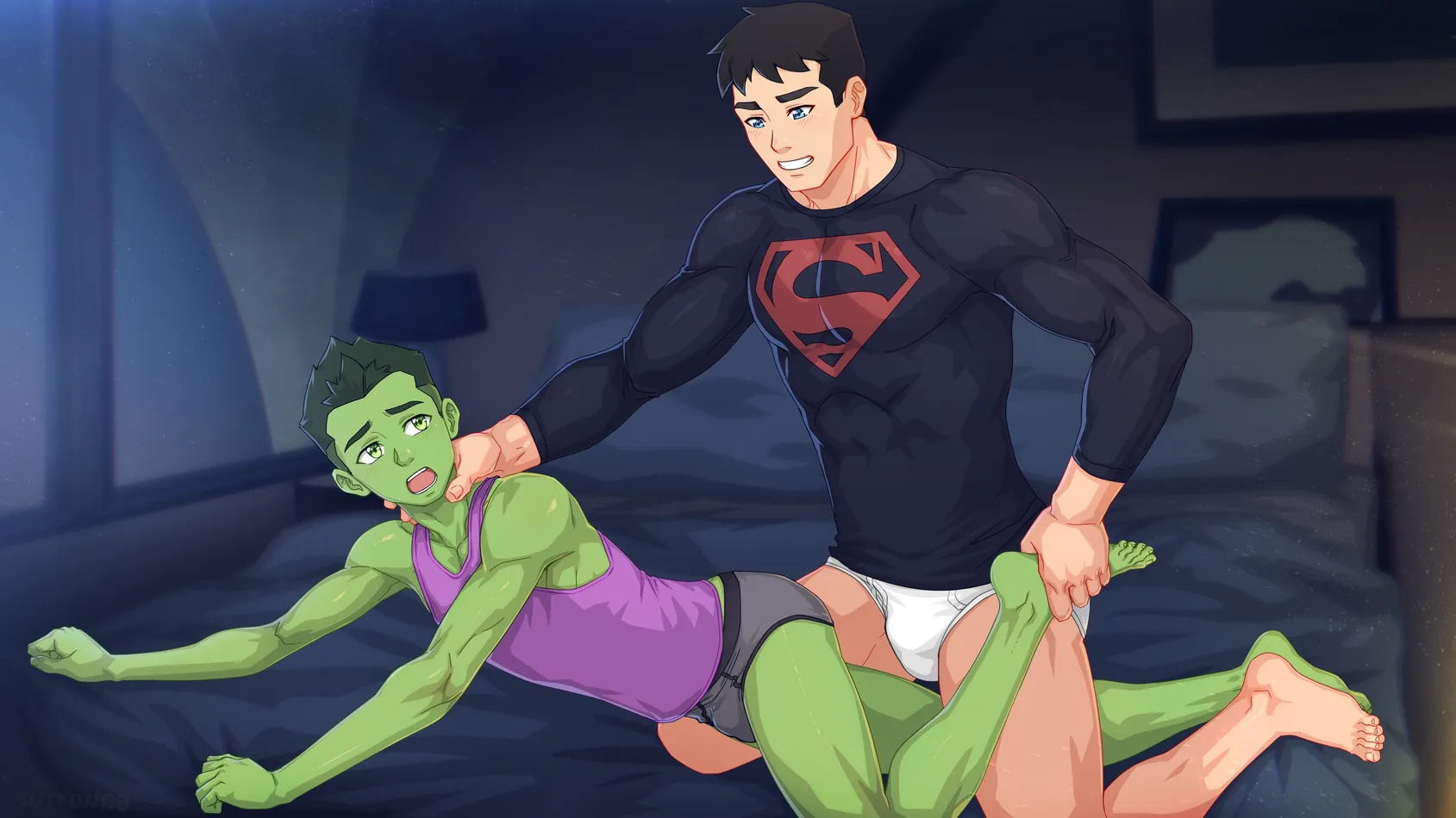 [Suiton00] Young Justice Superboy X Beast Boy #1 — 001