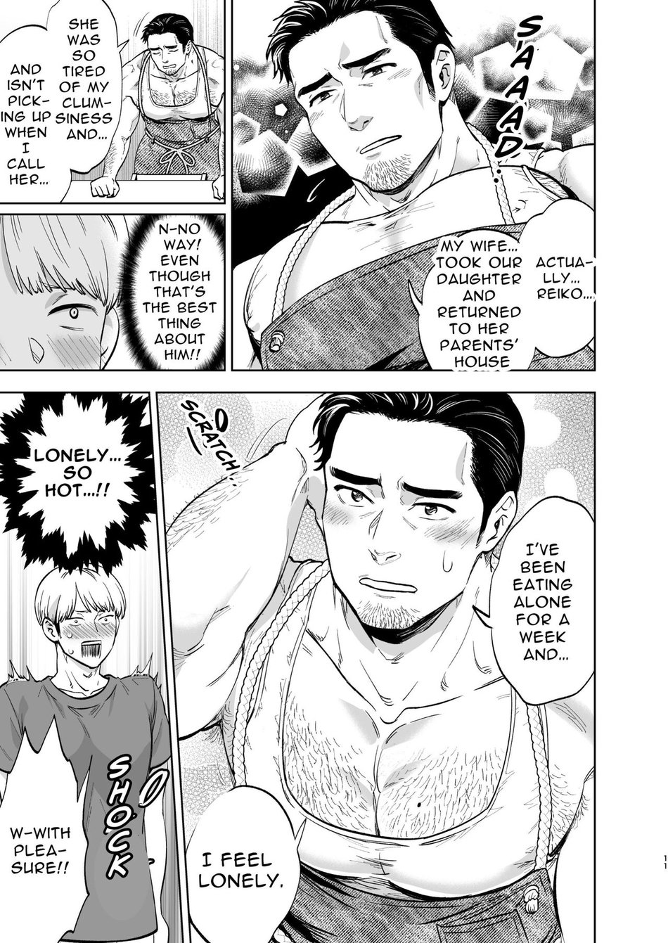 [Kyo Koujou (Motika)] Tonari no Danna (Oji)-san | The Hubby Next Door [Eng] — 010